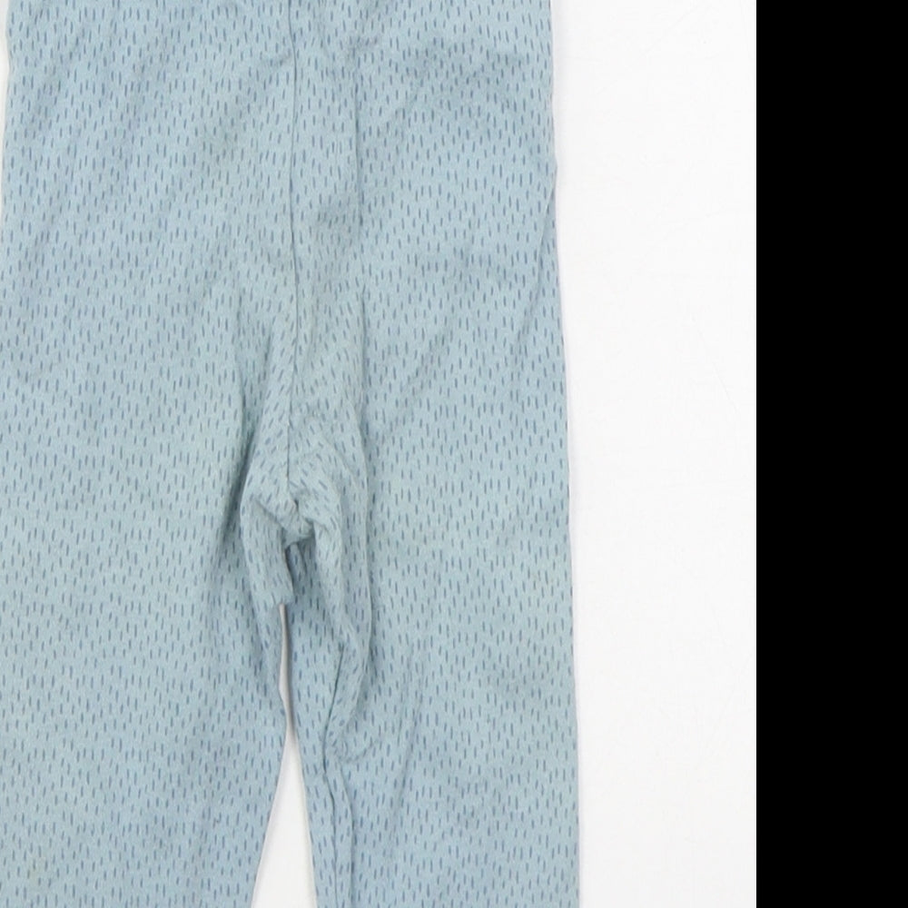 Lupilu Boys Blue Geometric 100% Cotton Jogger Trousers Size 6-9 Months