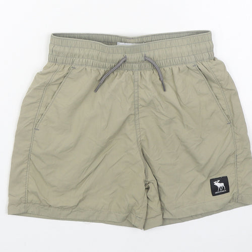 abercrombie kids Boys Beige  Nylon Cargo Shorts Size 9-10 Years  Regular Tie