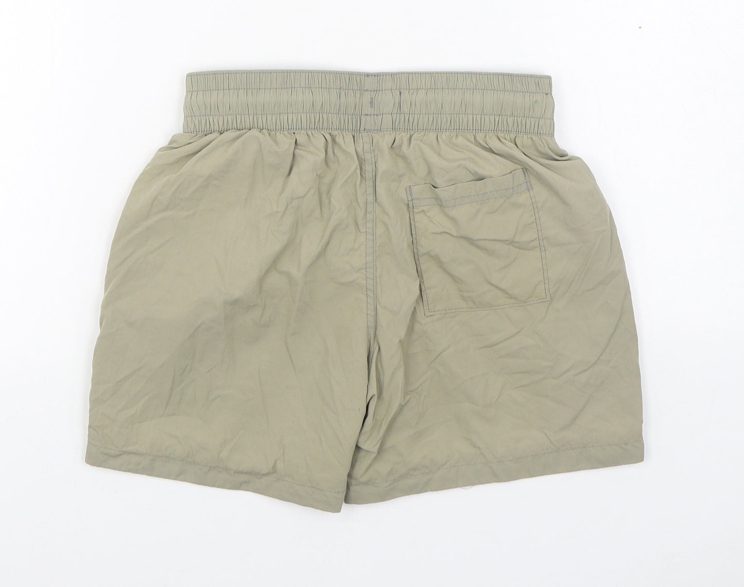 abercrombie kids Boys Beige  Nylon Cargo Shorts Size 9-10 Years  Regular Tie