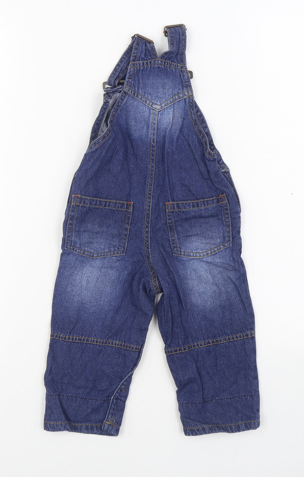 Lupilu Baby Blue  100% Cotton Dungaree Outfit/Set Size 9-12 Months  Button