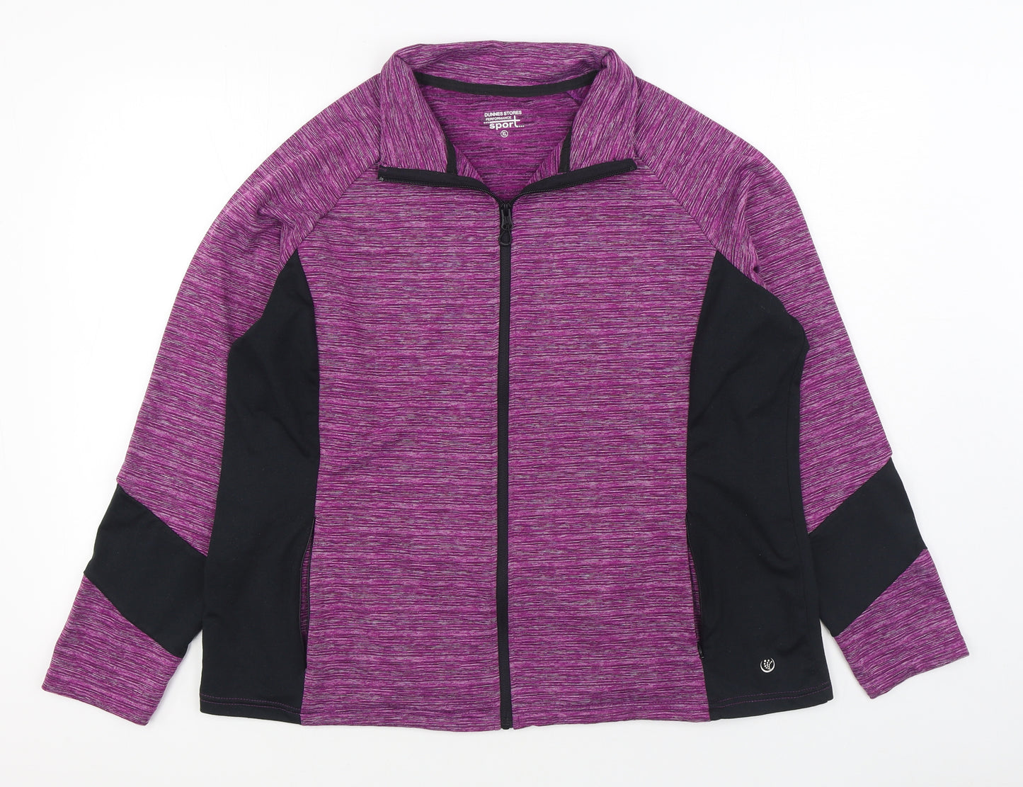 Dunnes Stores Womens Purple   Jacket  Size XL  Zip