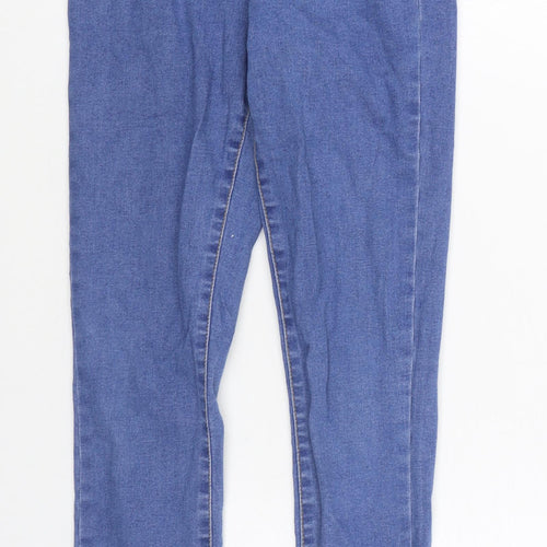 Denim Co Womens Blue  Cotton Skinny Jeans Size 10 L28 in Regular Zip