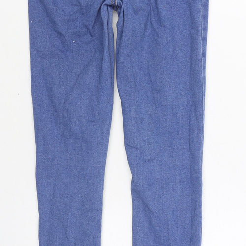 Denim Co Womens Blue  Cotton Skinny Jeans Size 10 L28 in Regular Zip
