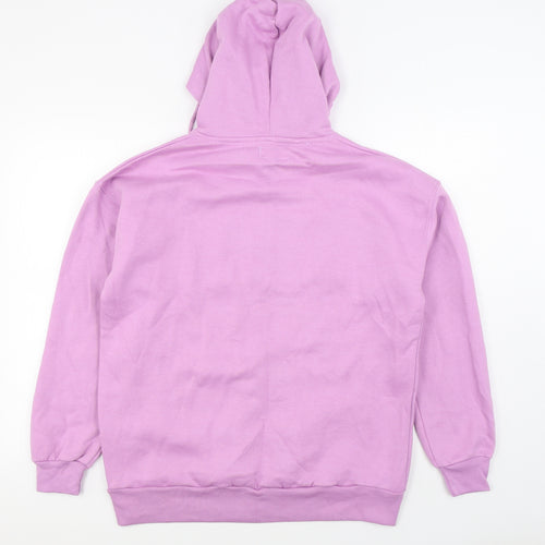 lefties Womens Purple  Cotton Pullover Hoodie Size S  Pullover