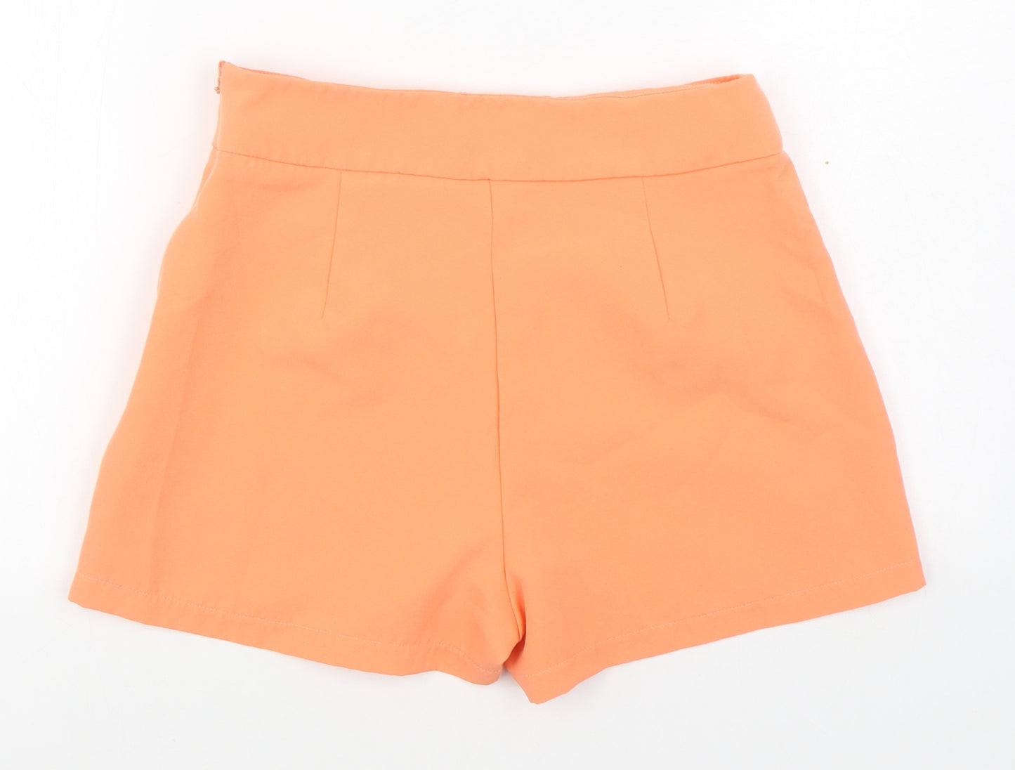 Quiz Womens Orange  Polyester Sailor Shorts Size 12  Regular Zip