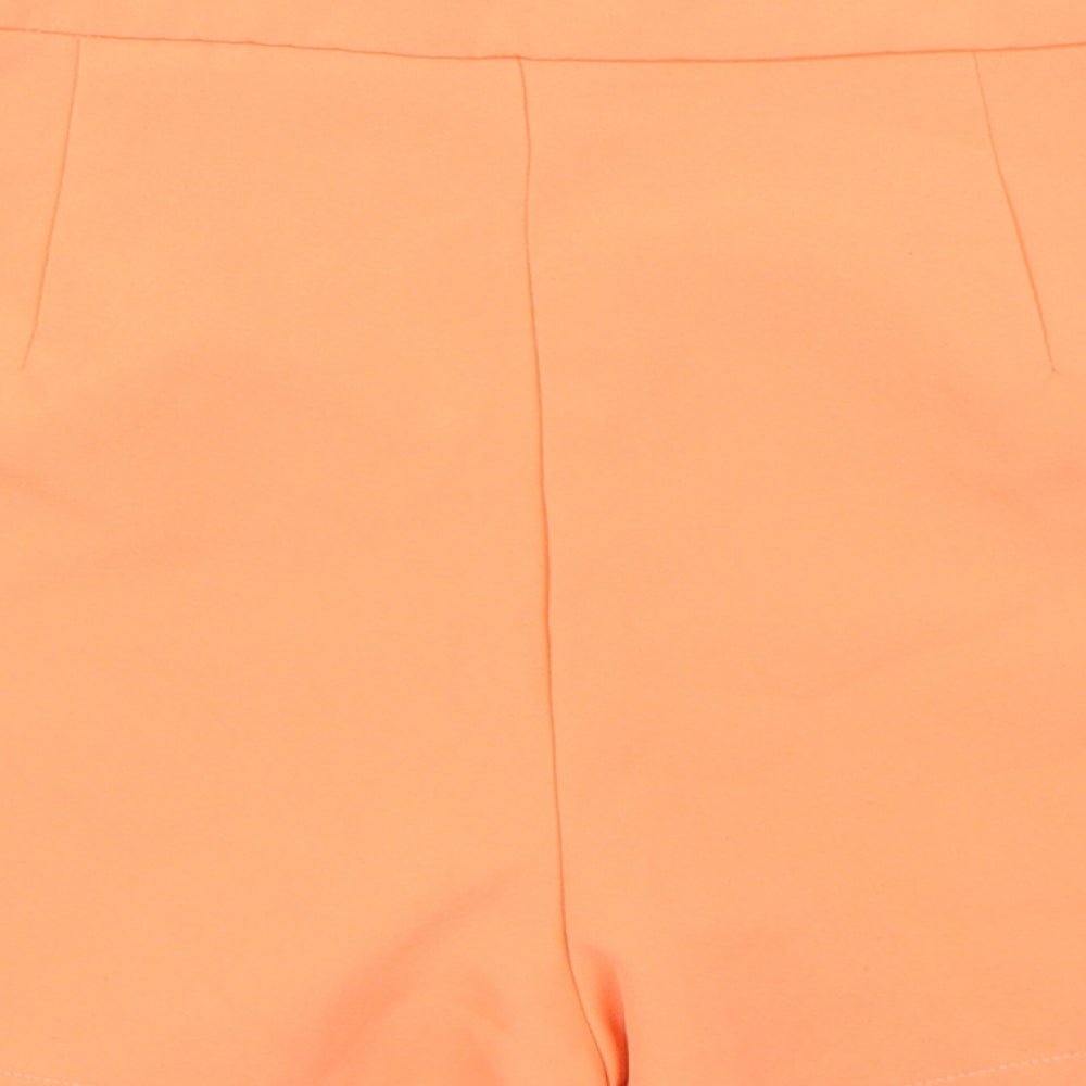 Quiz Womens Orange  Polyester Sailor Shorts Size 12  Regular Zip