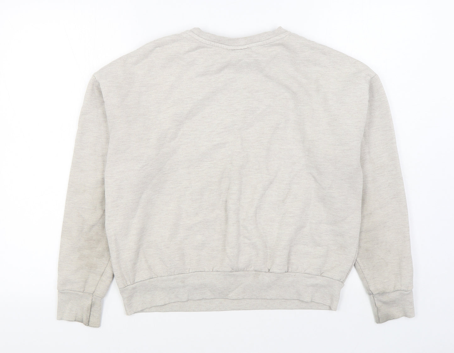 Primark Womens Beige  Cotton Pullover Sweatshirt Size S  Pullover