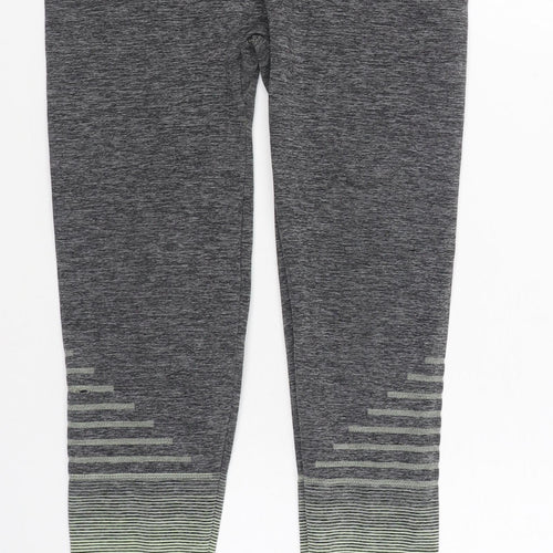 New Look Womens Grey  Polyamide Jogger Leggings Size M L28 in