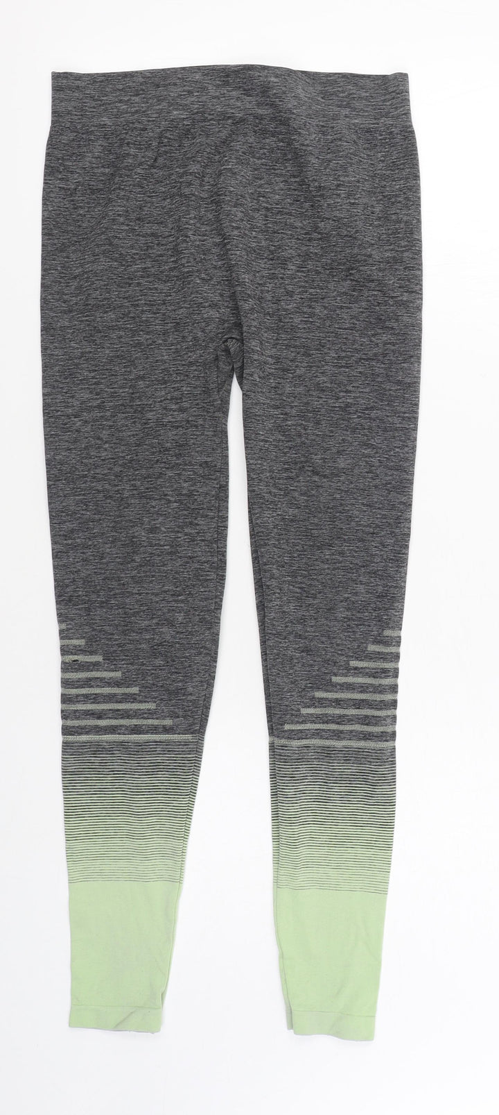 New Look Womens Grey Polyamide Jogger Leggings Size M L28 in