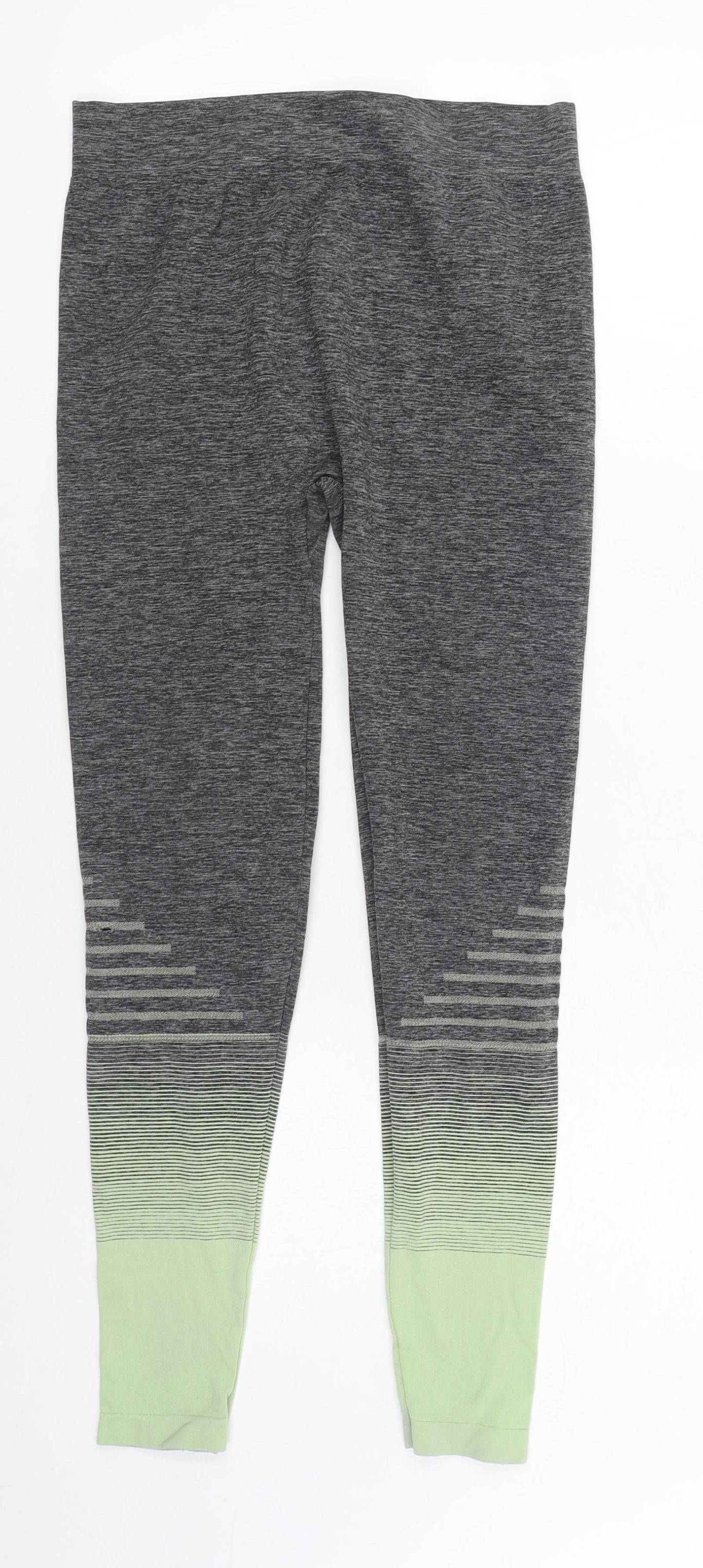 New Look Womens Grey  Polyamide Jogger Leggings Size M L28 in