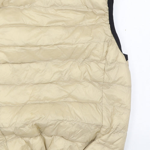 Fascinate Mens Beige   Gilet Coat Size S  Zip