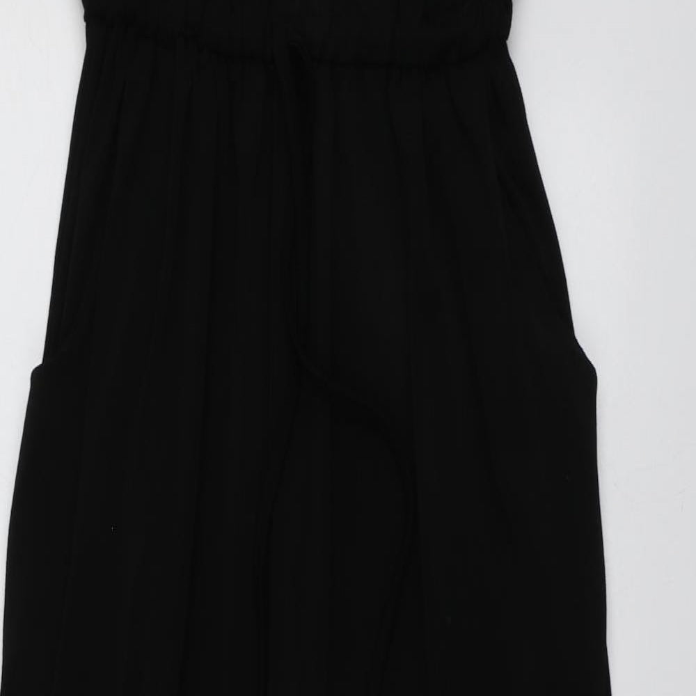 Atmosphere Womens Black Geometric Polyester Trousers One-Piece Size 10