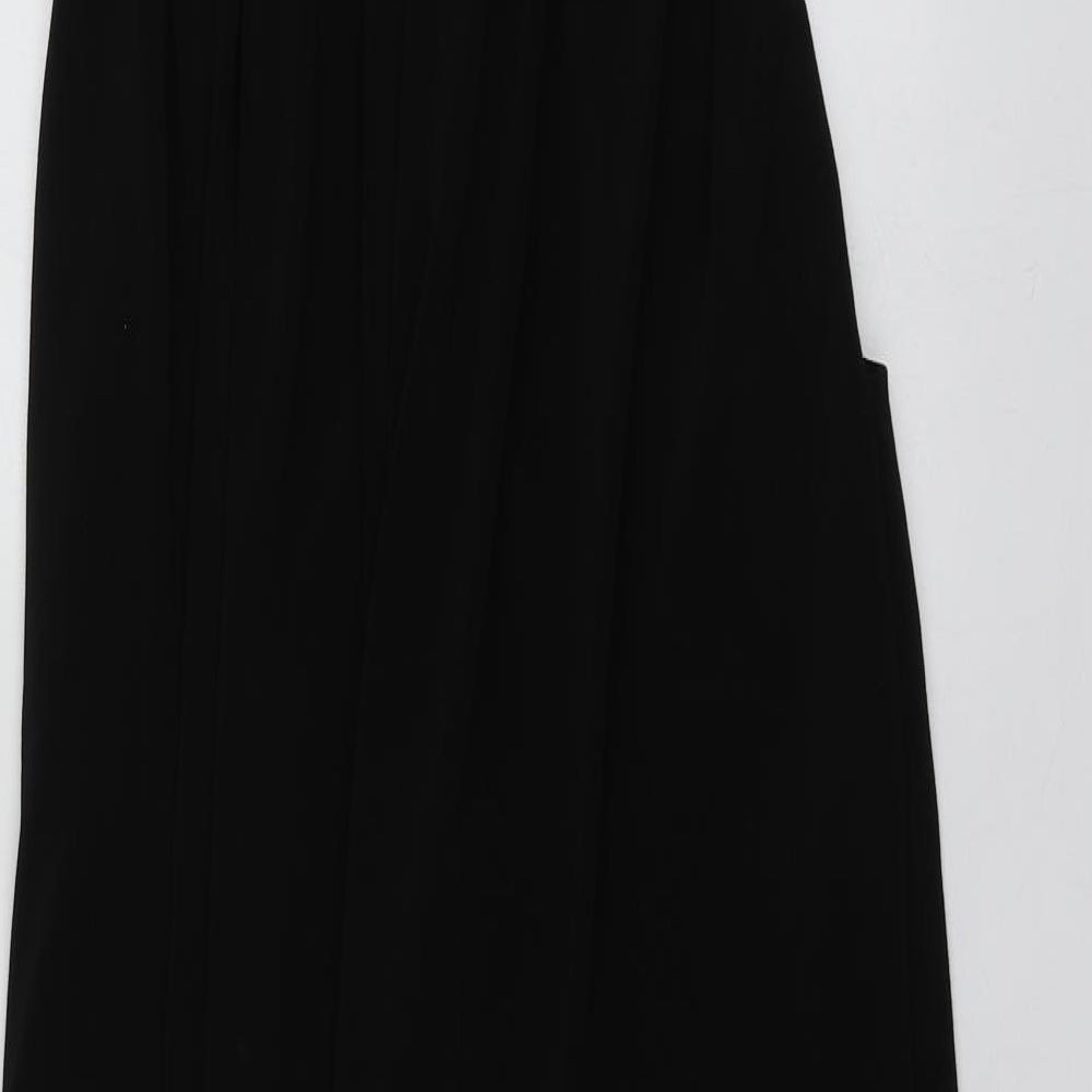 Atmosphere Womens Black Geometric Polyester Trousers One-Piece Size 10