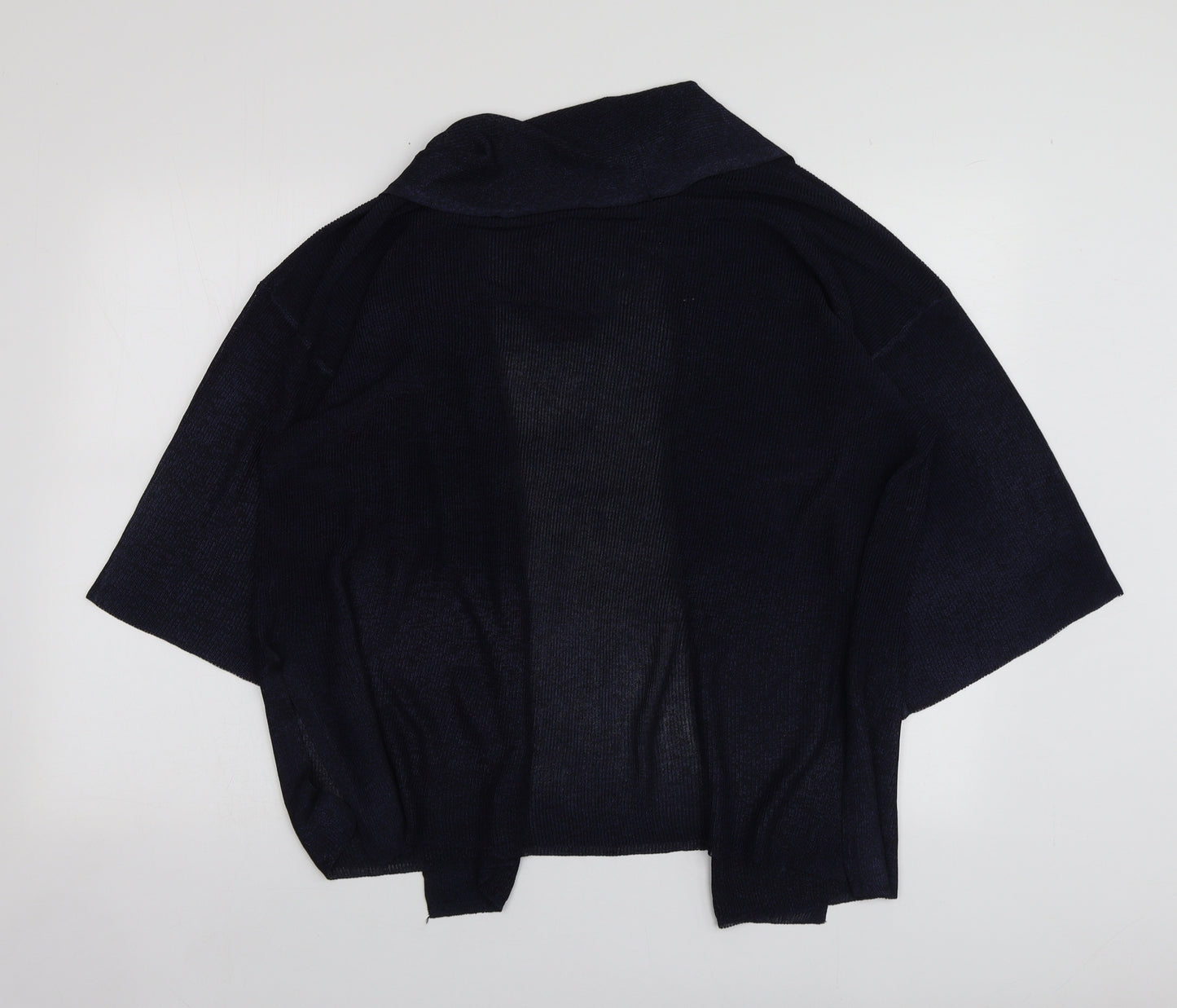 Monsoon Womens Blue V-Neck  Polyester Cardigan Jumper Size L