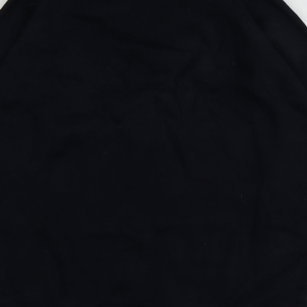 Dunnes Stores Womens Blue Round Neck  Cotton Pullover Jumper Size L