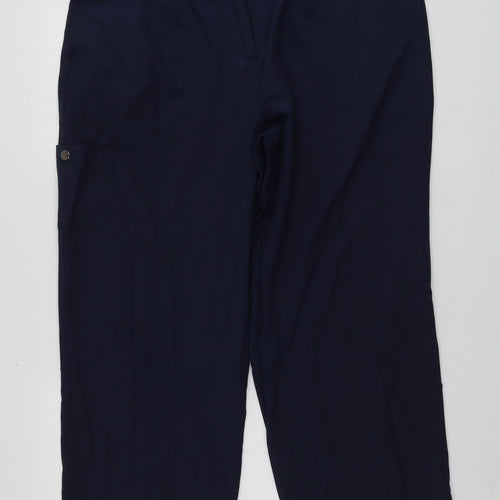 TravelSmith Womens Blue  Polyester Trousers  Size XL L25 in Regular