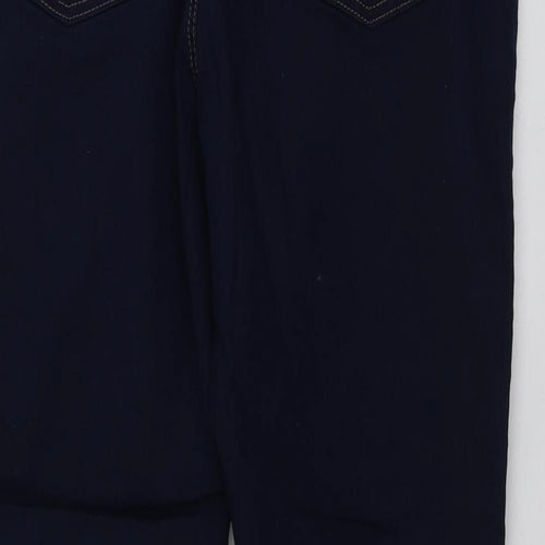 M&S Womens Blue  Cotton Jegging Leggings Size 18 L27 in