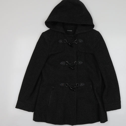 George Womens Grey   Pea Coat Coat Size 10