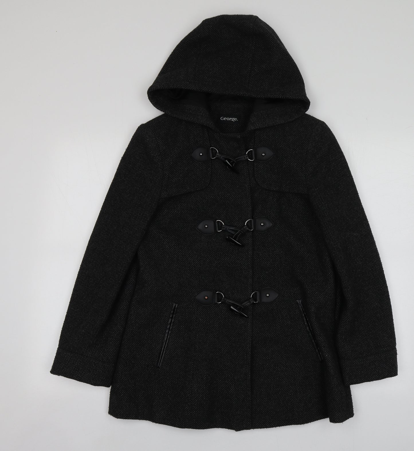 George Womens Grey   Pea Coat Coat Size 10