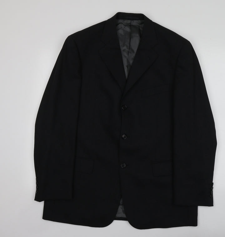 Daniel Grahame Mens Grey  Polyester Jacket Suit Jacket Size 42