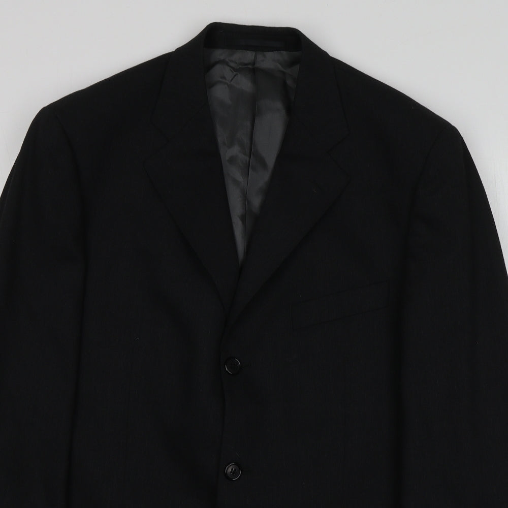 Daniel Grahame Mens Grey  Polyester Jacket Suit Jacket Size 42