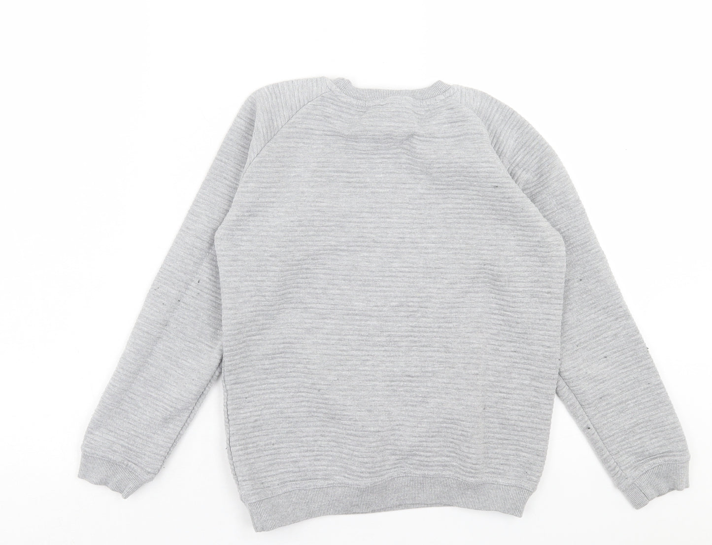 pep&co Boys Grey  Polyester Pullover Sweatshirt Size 10-11 Years  Pullover