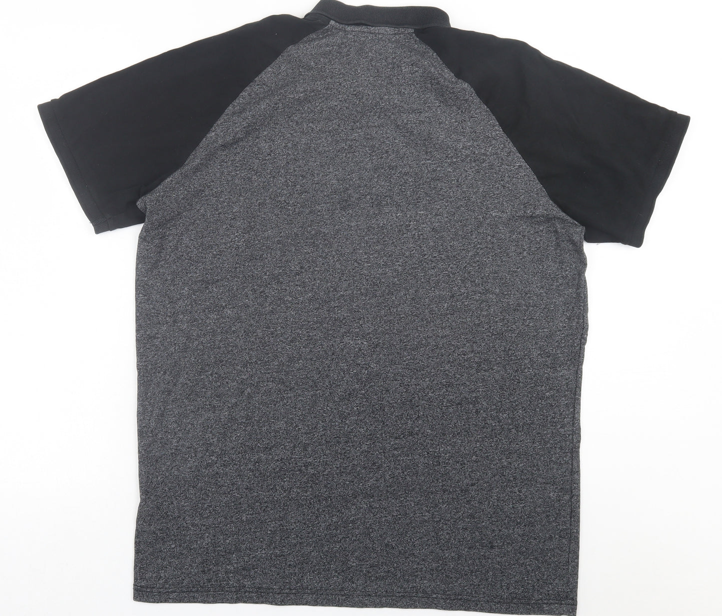 NEXT Mens Grey  Cotton  Polo Size 2XL Collared Button