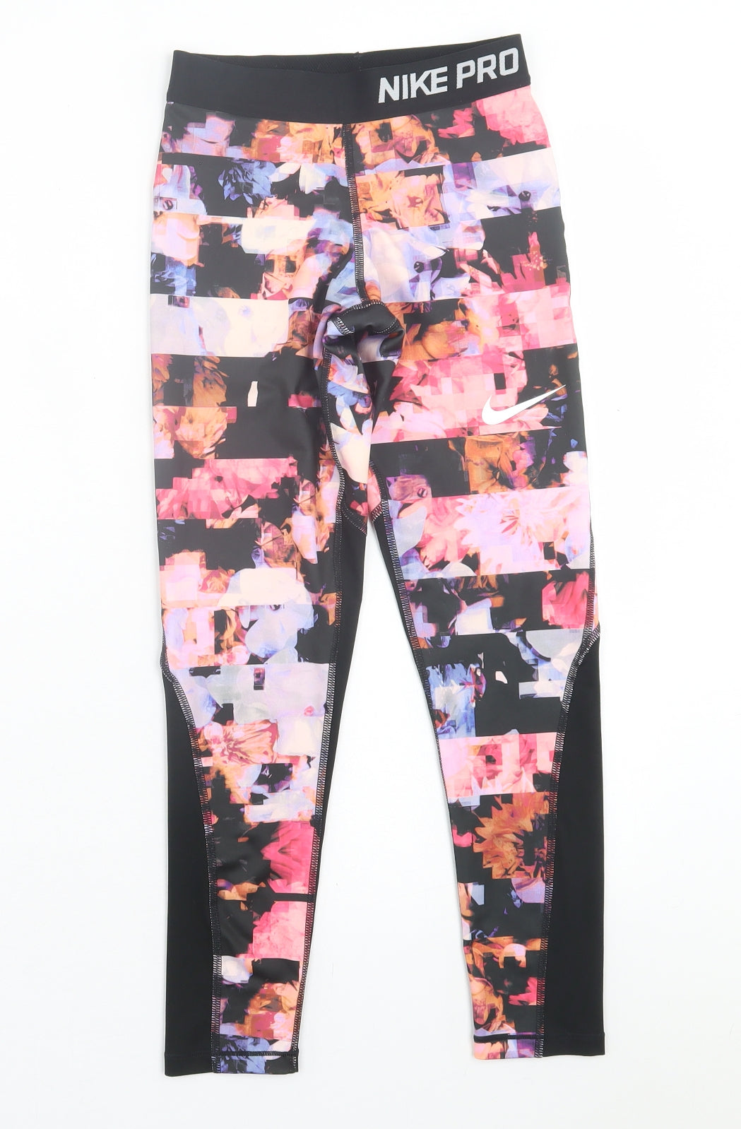 niek Girls Multicoloured Geometric Polyester Capri Trousers Size 10-11 Years  Regular Pullover