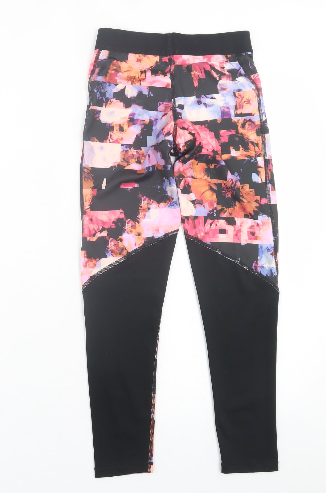 niek Girls Multicoloured Geometric Polyester Capri Trousers Size 10-11 Years  Regular Pullover