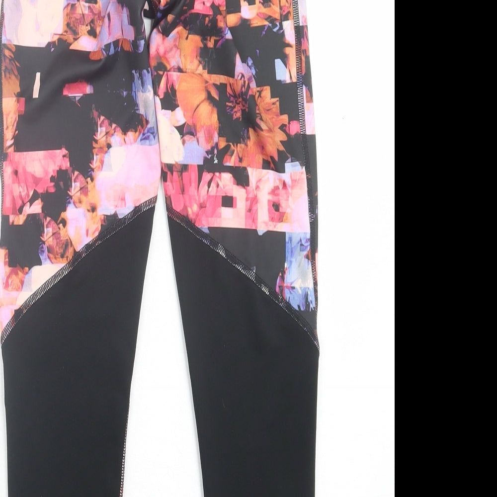 niek Girls Multicoloured Geometric Polyester Capri Trousers Size 10-11 Years  Regular Pullover