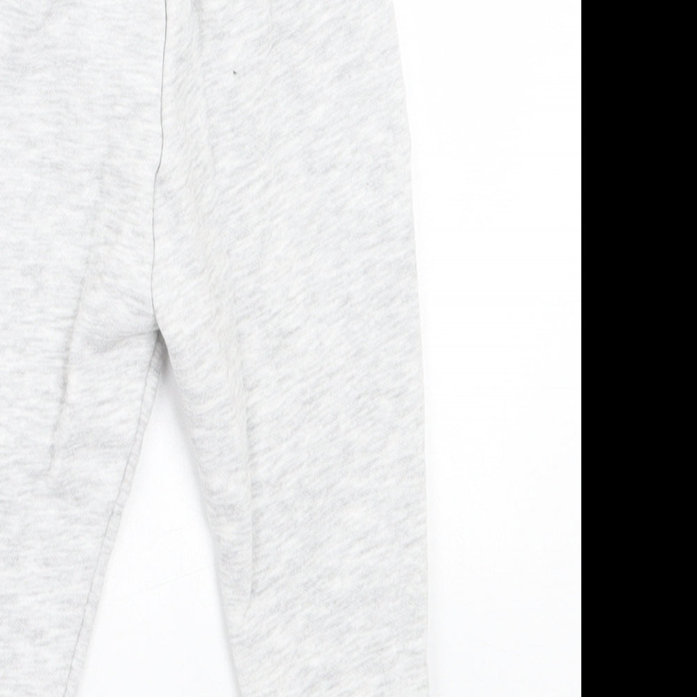dunnes Boys Grey  Cotton Jogger Trousers Size 9-12 Months  Tie