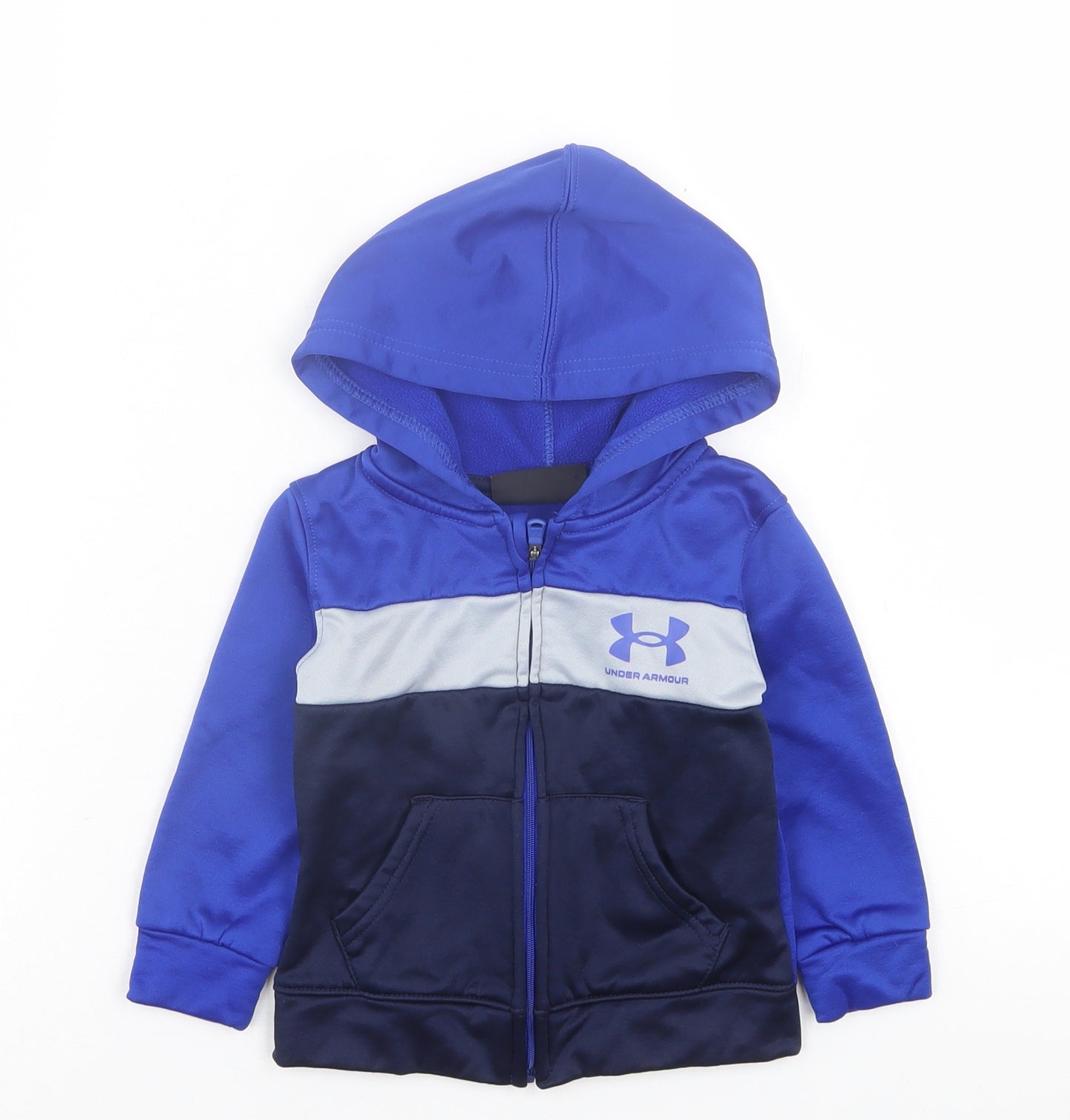 Under armour Boys Blue   Basic Jacket Jacket Size 12-18 Months   Zip