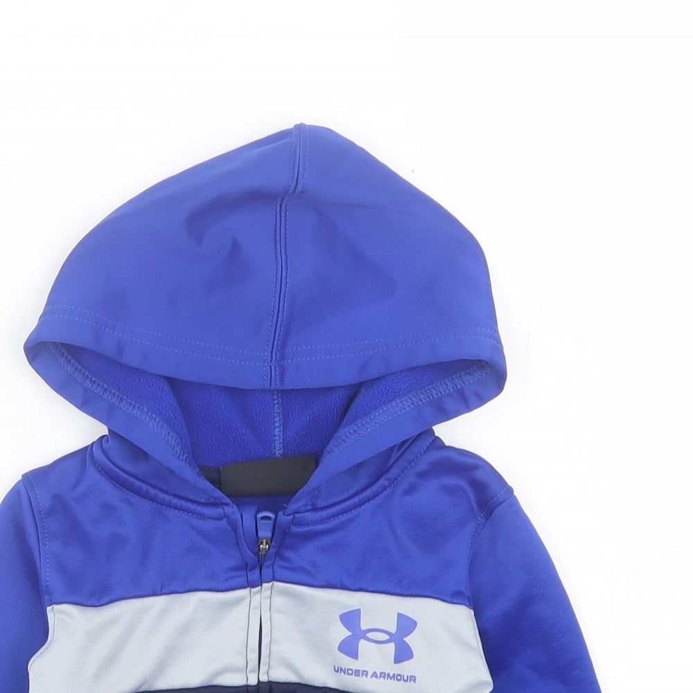 Under armour Boys Blue   Basic Jacket Jacket Size 12-18 Months   Zip
