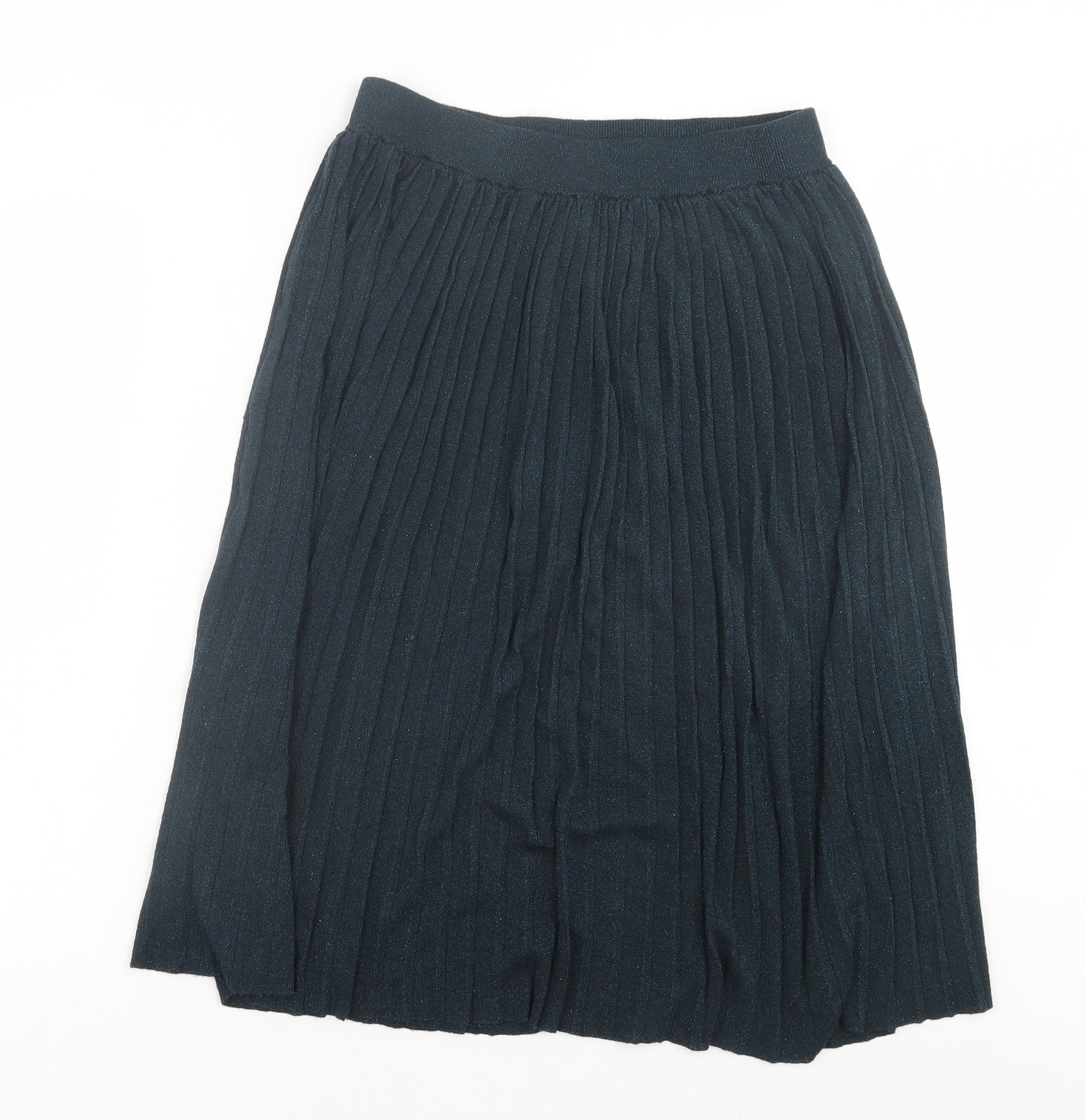 H&M Womens Green  Viscose A-Line Skirt Size M