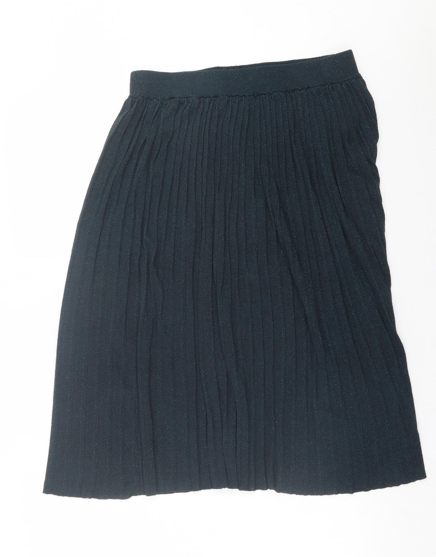 H&M Womens Green  Viscose A-Line Skirt Size M