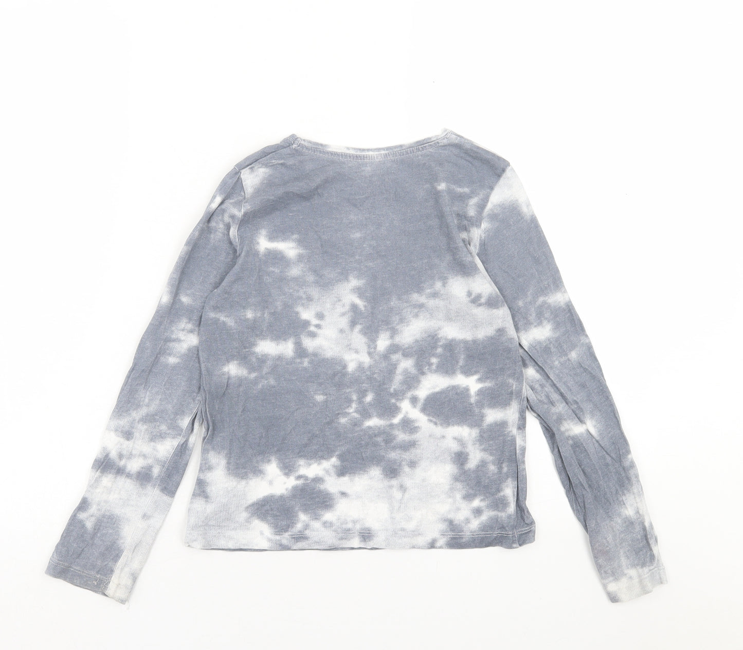 Primark Girls Grey  Cotton Basic Casual Size 9-10 Years Crew Neck Pullover