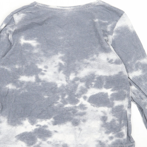 Primark Girls Grey  Cotton Basic Casual Size 9-10 Years Crew Neck Pullover