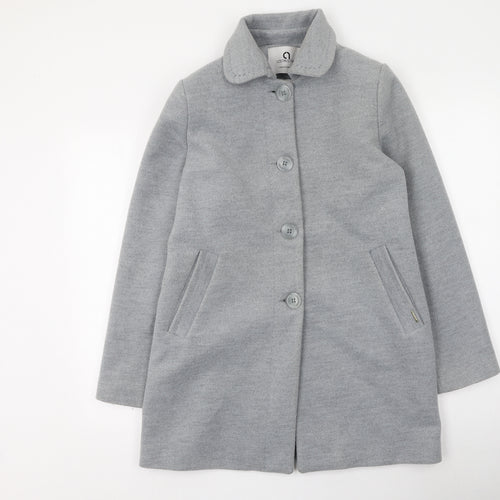 Lostmistery Womens Grey   Trench Coat Coat Size L