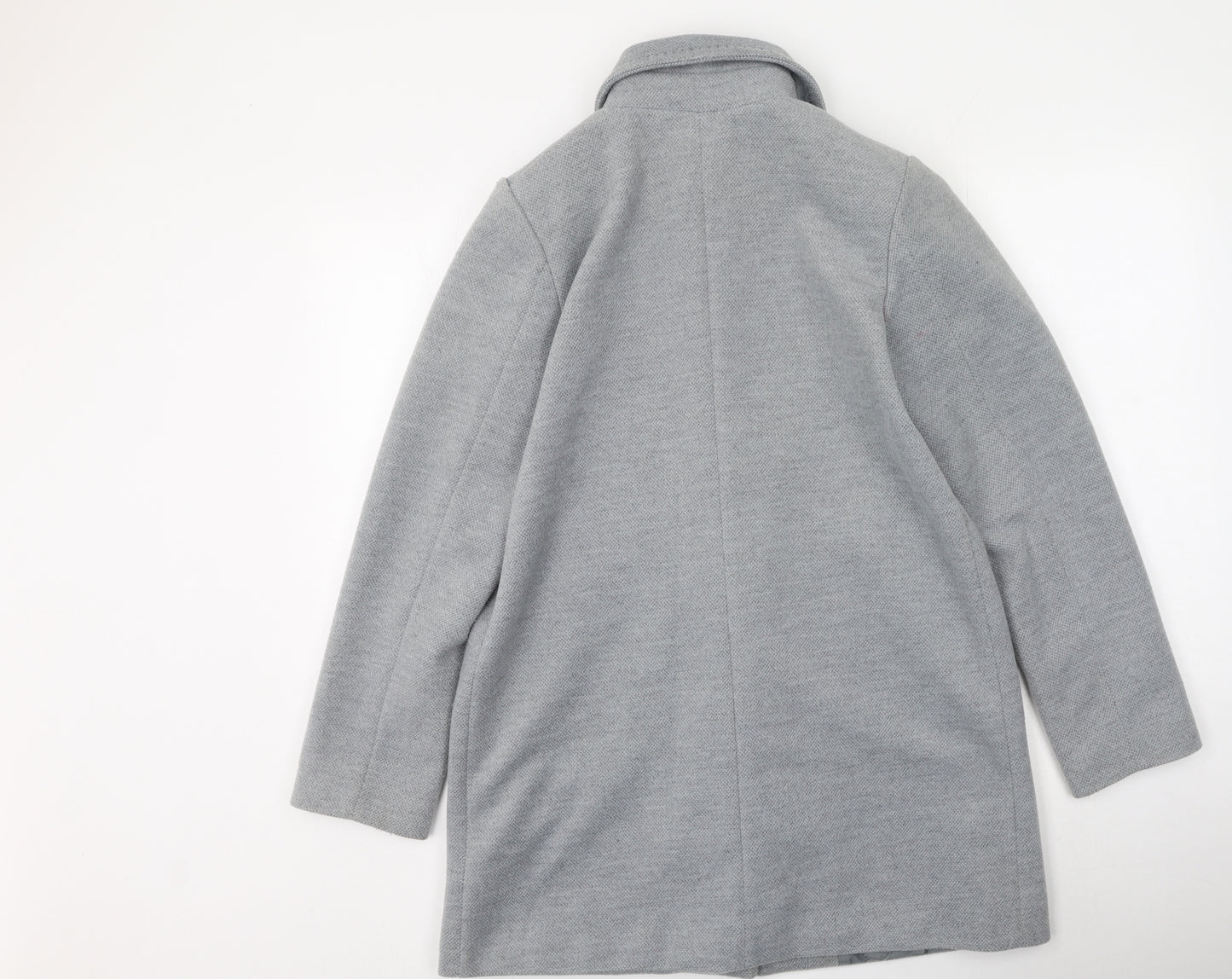 Lostmistery Womens Grey   Trench Coat Coat Size L
