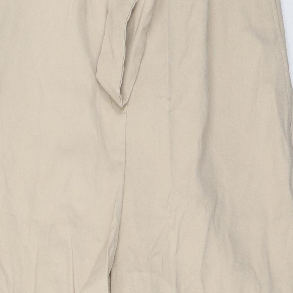 F&F Womens Beige  Viscose Trousers  Size 12 L28 in Regular