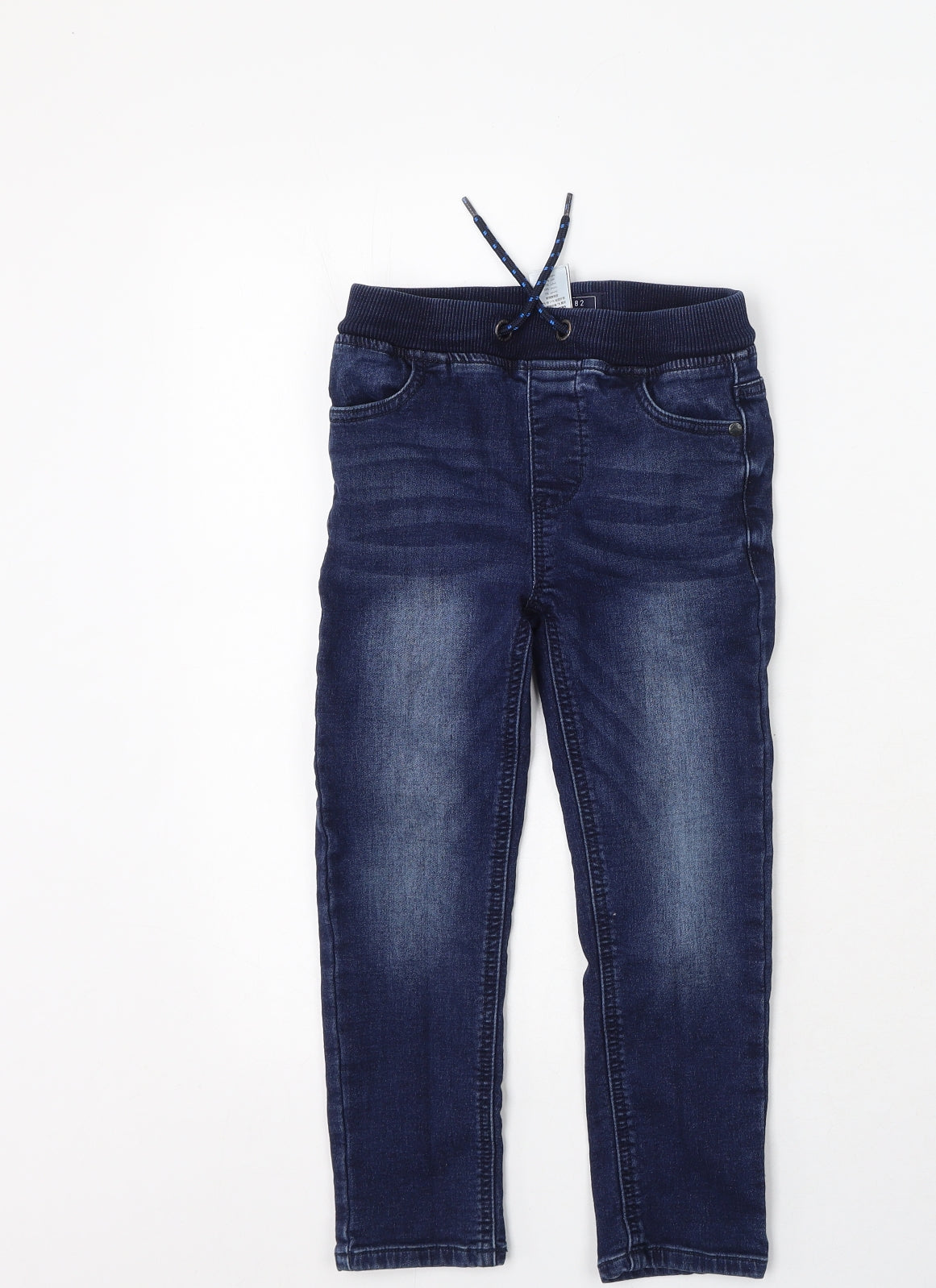 NEXT Boys Blue  Cotton Straight Jeans Size 6 Years  Regular