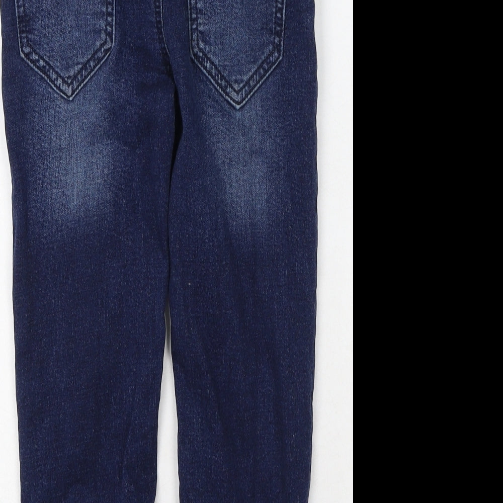 NEXT Boys Blue  Cotton Straight Jeans Size 6 Years  Regular