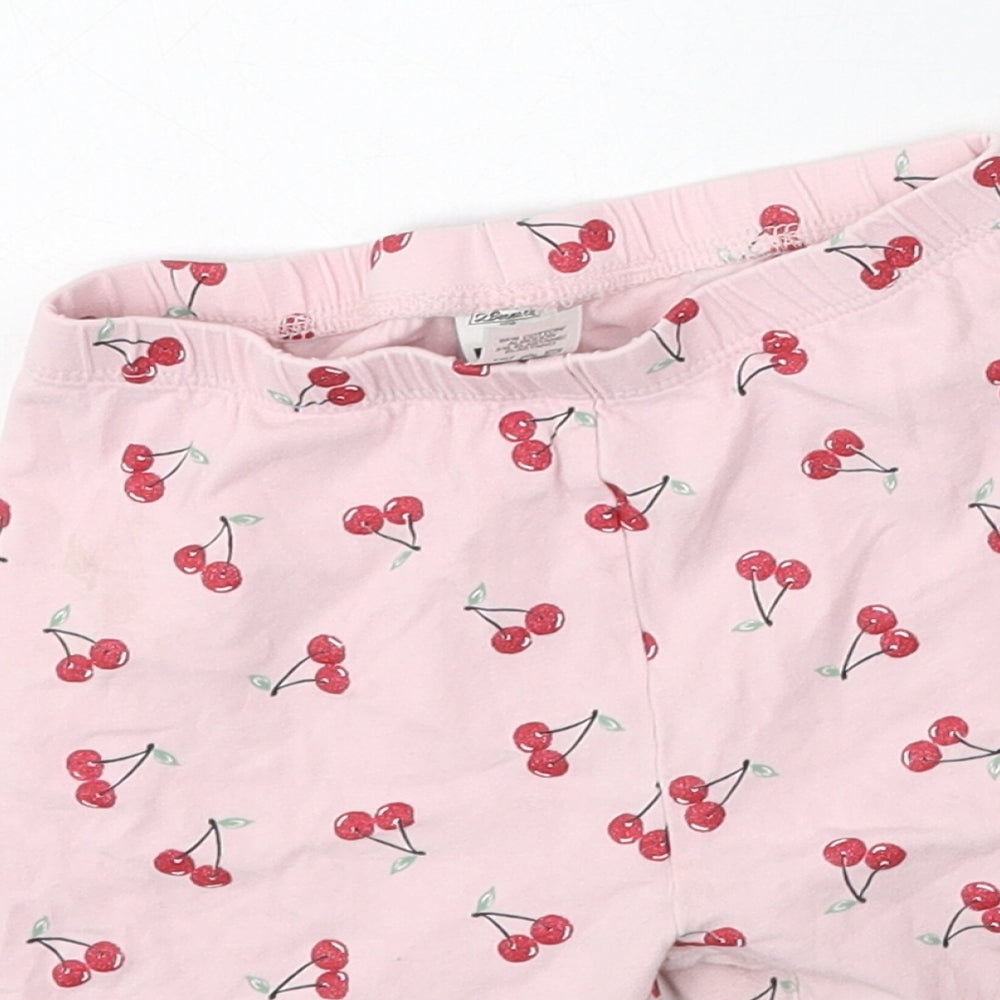 Dunnes Stores Girls Pink  Cotton Jegging Trousers Size 5-6 Years  Regular