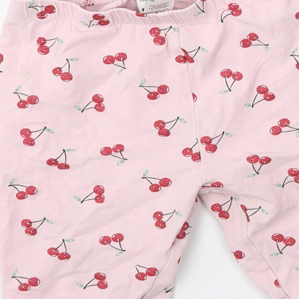 Dunnes Stores Girls Pink  Cotton Jegging Trousers Size 5-6 Years  Regular