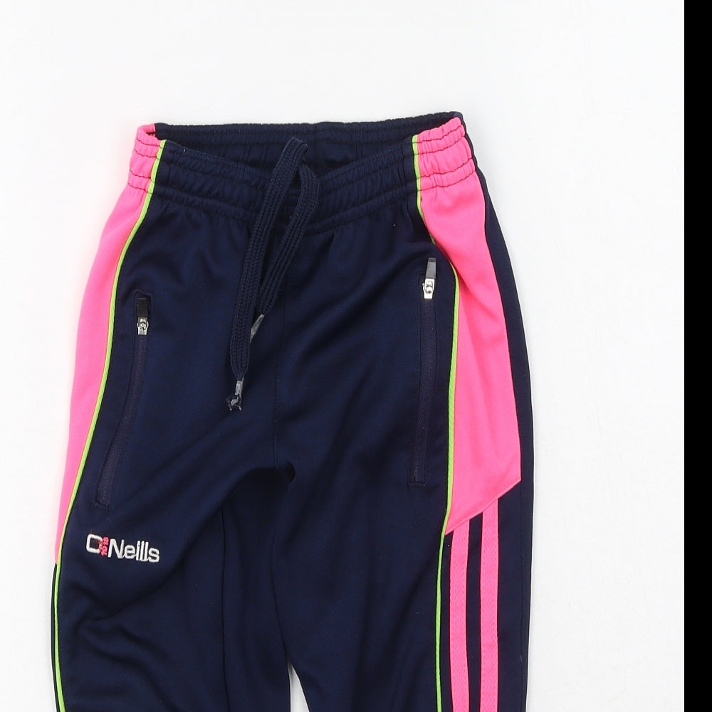 O'Neill Girls Multicoloured  Polyester Jogger Trousers Size 5-6 Years  Regular