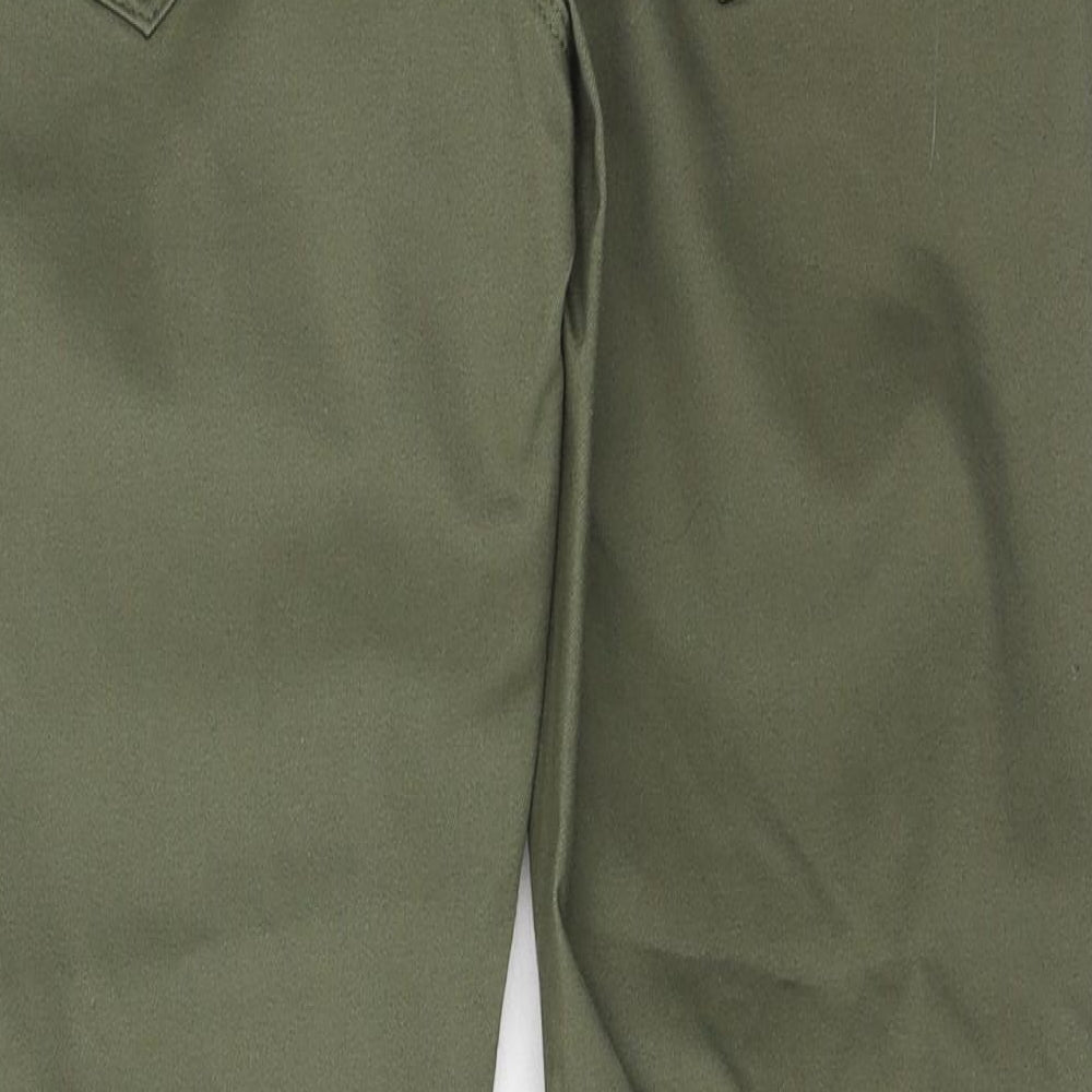 Denim & Co. Womens Green  Cotton Skinny Jeans Size 10 L27 in Regular