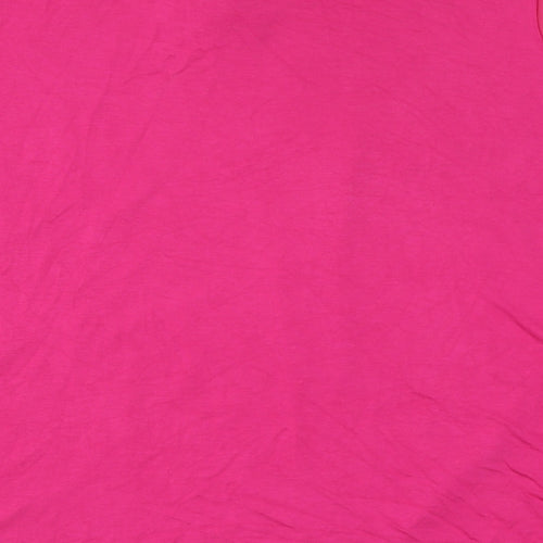 Dunnes Stores Womens Pink  Polyester Basic T-Shirt Size XL Round Neck