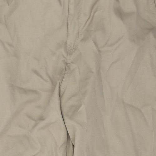 Dunlop Mens Beige  Cotton Chino Trousers Size 36 L29 in Regular