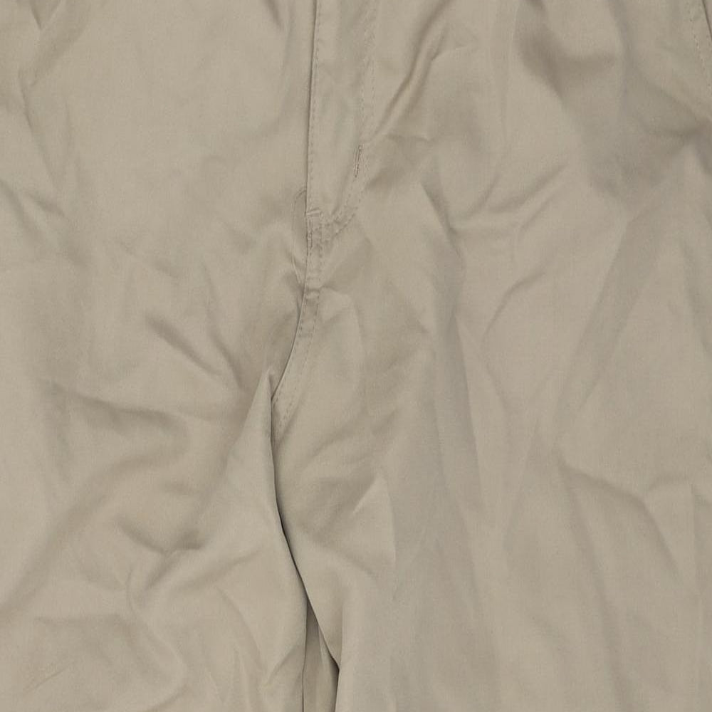 Dunlop Mens Beige  Cotton Chino Trousers Size 36 L29 in Regular