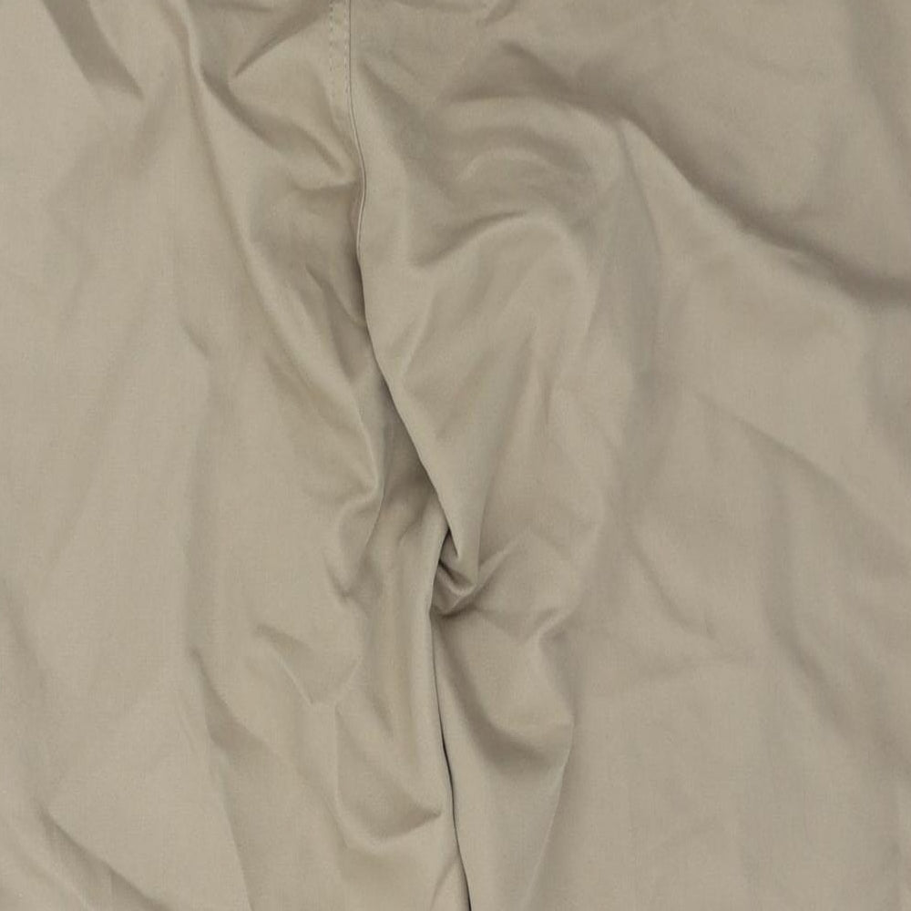 Dunlop Mens Beige  Cotton Chino Trousers Size 36 L29 in Regular